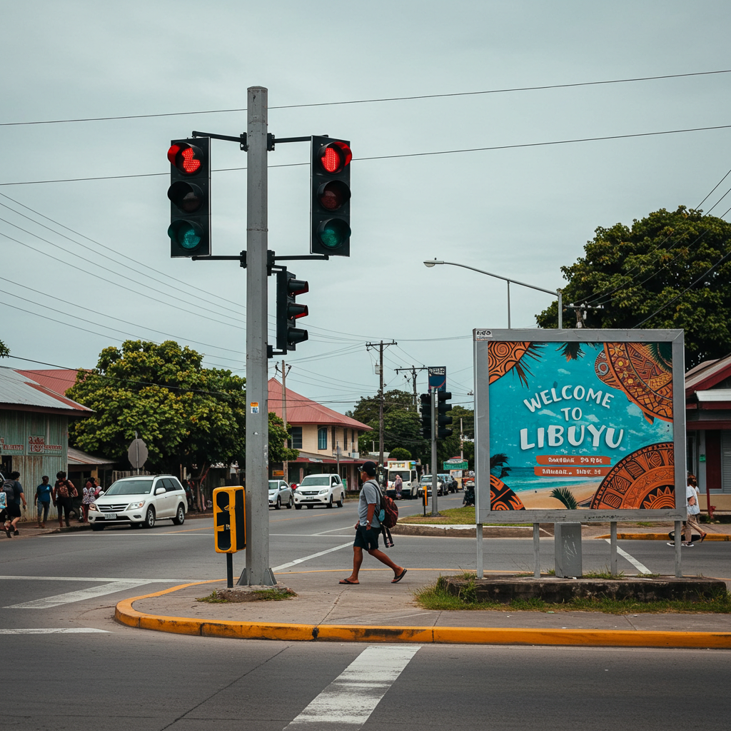 Traffic Lights Installed in Libuyu – A Major Step Toward Order and Safety